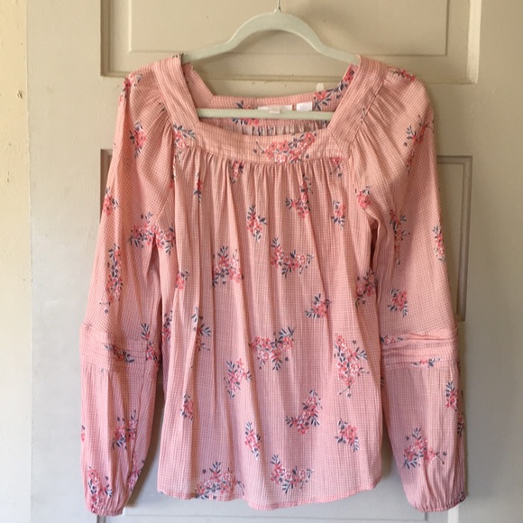 lauren conrad peasant top